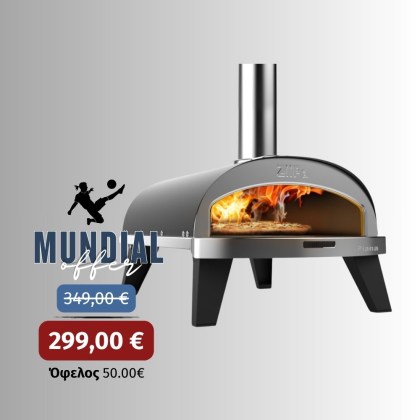 Home Pizza Pellet Oven Ziipa Piana Charbon
